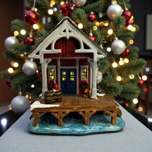 Holiday Time Y-Not Bait Shop Lighted Building from 2009 (Damaged) (No Box)